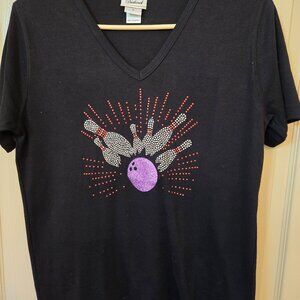 Bedazzled Bowling Shirt